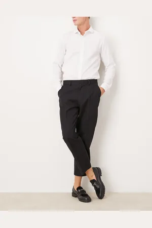 ASOS Smart straight leg cropped pants in