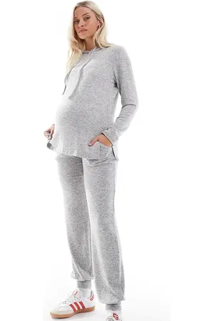 Mama;licious Mamalicious Maternity cuffed jersey trackies in (part of a set)