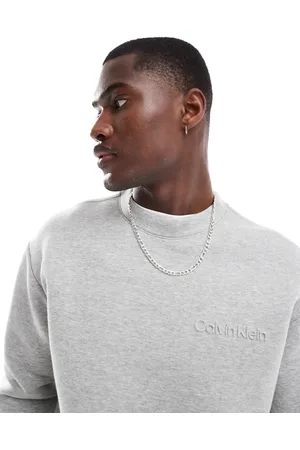 Calvin Klein Embossed logo sweatshirt in grey