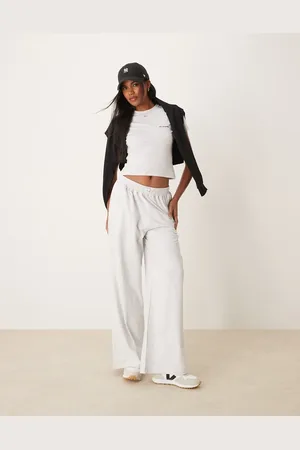 Six Stories Logo waistband trackies in grey (part of a set)