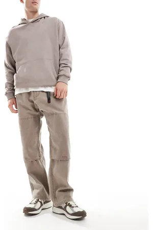Gramicci O.G. canvas mountain pants in oat-Neutral