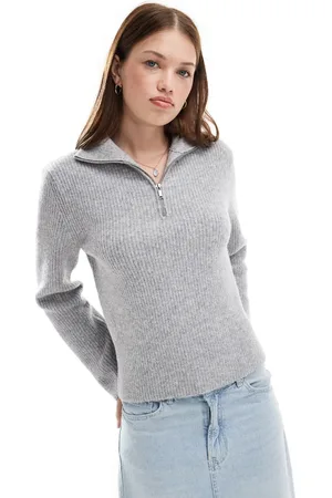 New Look Half zip jumper in