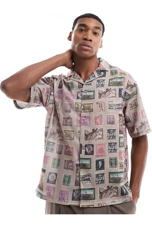 Viggo Relaxed shirt in postcard print