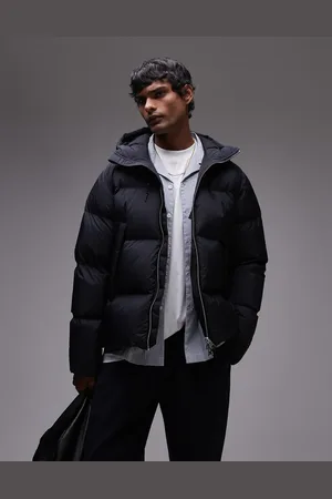 ARKET Down filled puffer jacket with hood in