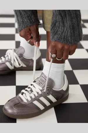 adidas Samba sneakers in metallic -Green