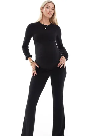 Mama;licious Mamalicious Maternity long sleeved textured jersey top in (part of a set)