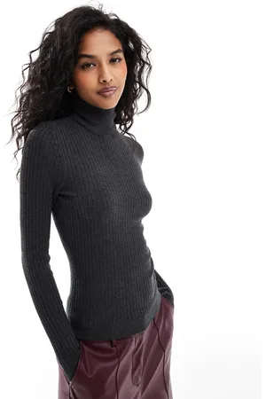 ONLY Roll neck jumper in melange