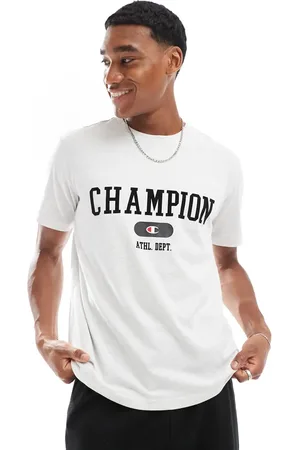 Champion Rochester collegiate t-shirt in grey marl
