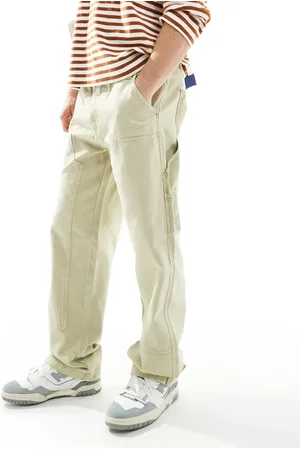 Tommy Hilfiger Cord carpenter pants in beige-Neutral