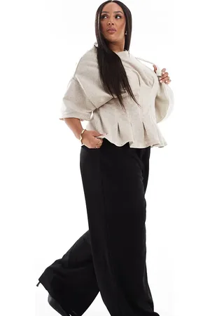 VERO MODA Jersey crepe super wide leg pants in