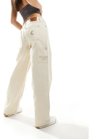 Karl Kani Baggy pants in light -Neutral