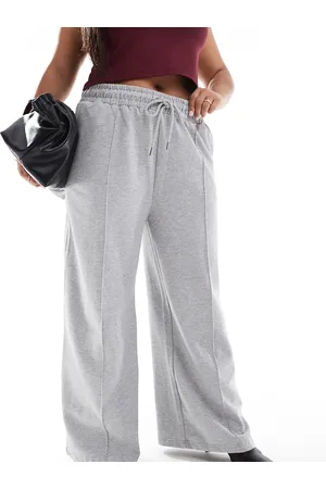 Yours Essential wide leg trackies in marl