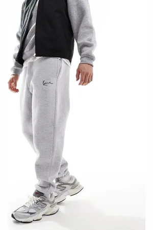 Karl Kani Essentials relaxed fit cuffed trackies in ash (part of a set)