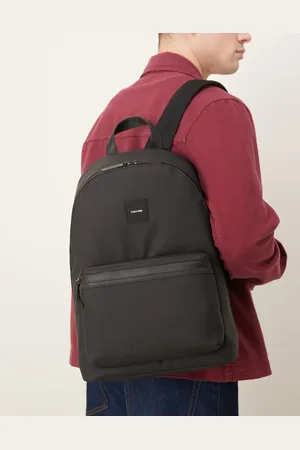Calvin Klein Rubber backpack in black