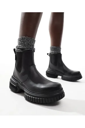 sorel ONA AVE waterproof leather chelsea boots in