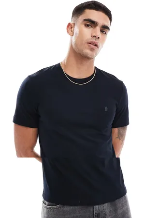 French Connection French Connection 2 pack short sleeve t-shirt in navy