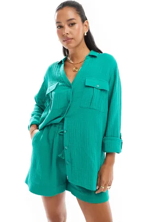 Accessorize Long sleeve beach shirt in (part of a set)