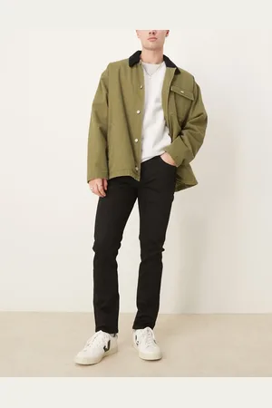 SELECTED Leon slim fit jeans in black