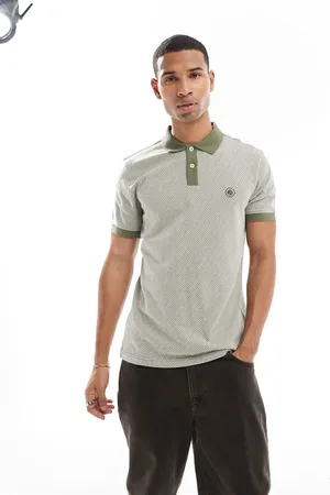 Pretty Green Jacquard polo in
