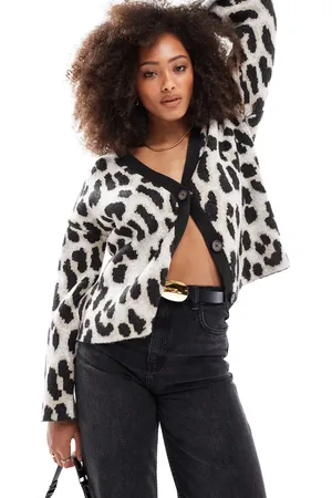 Brave Soul Knit print cardigan-Multi
