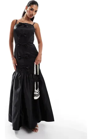 Jarlo Mermaid dress with bow detail in