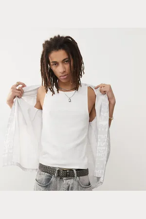 COLLUSION Ribbed singlet in