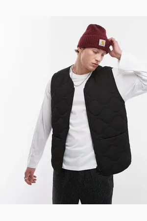 Topman Quilted vest in