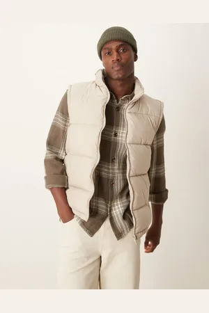 New Look Padded vest in -Neutral