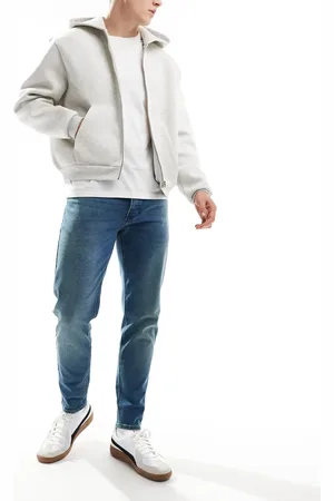 French Connection French Connection tapered jeans in washed blue