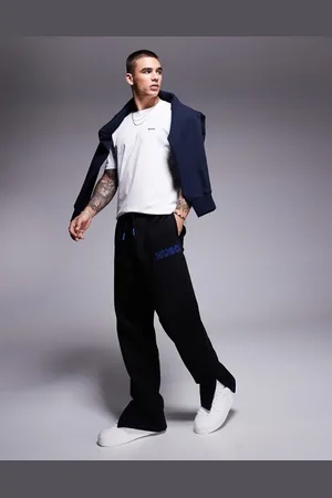 Hugo Blue Nitlogopant trackies in