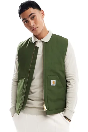 Carhartt Classic zip up vest in -Green