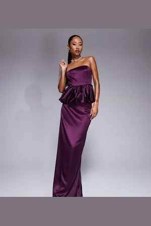 Kaiia X Sasha Corte exclusive satin maxi skirt in (part of a set)