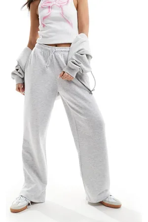 Pull&Bear Wide leg trackies in marl