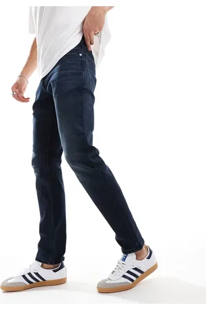 Tommy Hilfiger Scanton slim jeans in dark denim wash-Navy
