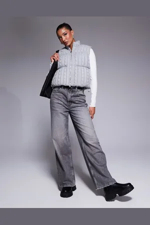 The Couture Club Cable knitted vest in marl