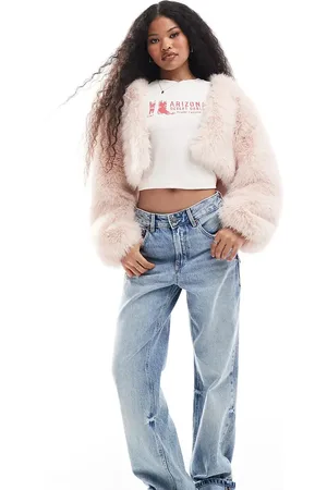 ASOS ASOS DESIGN Petite faux fur jacket in