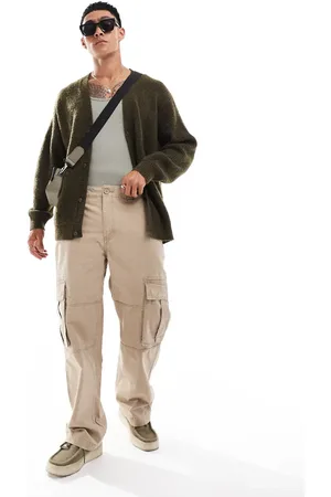 Cotton On Cotton On baggy style pocket utility pants in -Neutral
