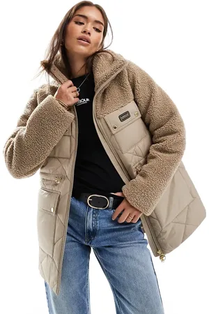 Barbour Jemison quilt jacket-Neutral
