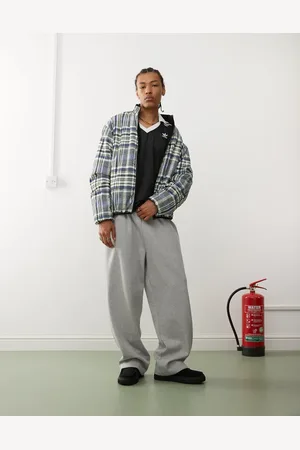 Reclaimed Puffer coat in check