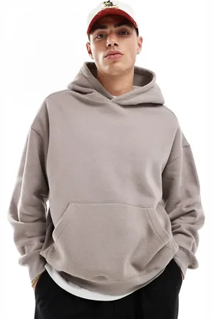 Cotton On Cotton On box fit pullover hoodie in -Brown