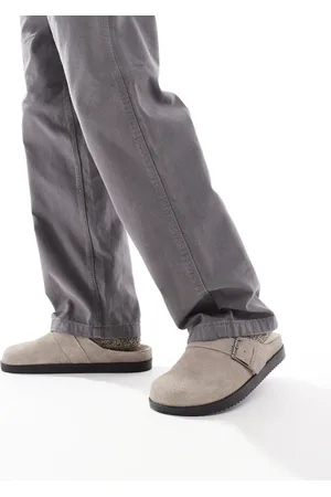 Pull&Bear Brushed clogs in