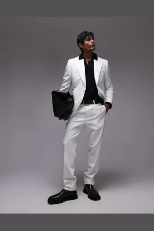 Topman Slim tux suit pants in