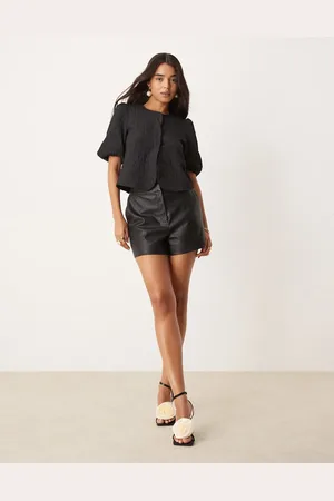 Forever New PU tailored shorts in (part of a set)