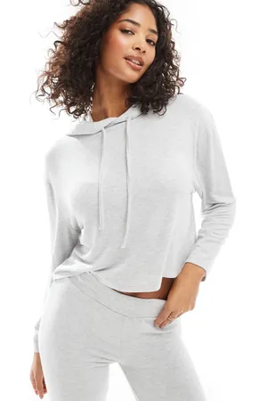 Cotton On Cotton On super soft hooded long sleeve pyjama top in