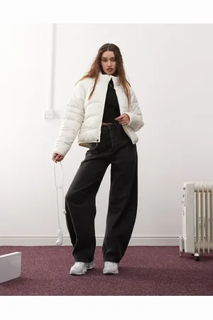 The North Face TNF 2000 puffer jacket in off white