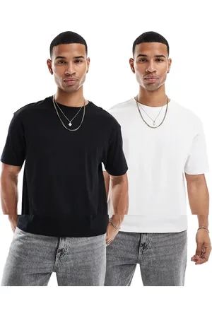 Another Influence Multipack of 2 t-shirts in black and white