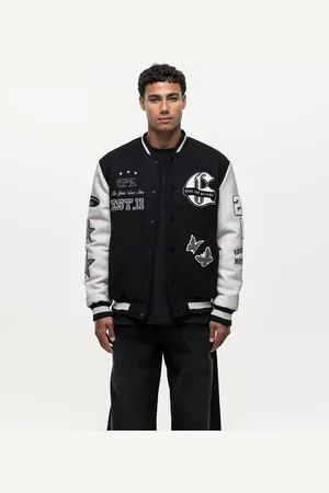 Good For Nothing Oversized varsity jacket in