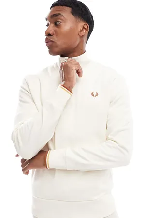 Fred Perry Half zip sweatshirt in off