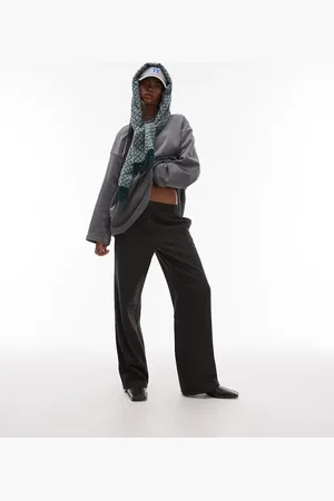 Topshop Heritage check tailored trackies in