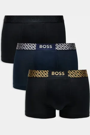 HUGO BOSS 3 pack giftset trunks in black and navy